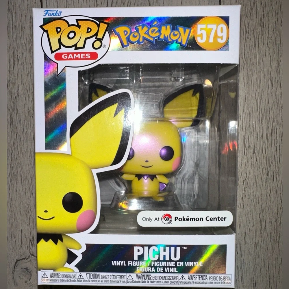 Rare Pichu Funko pop Pokemon Center Exclusive (I’ll add free Pokemon cards